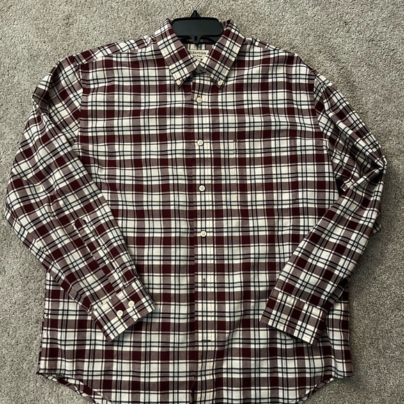 St. John’s Bay plaid button up shirt. - Picture 1 of 3